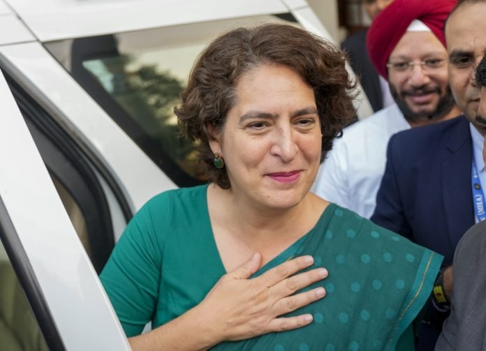 Priyanka Gandhi Joins Opposition Protest in Lok Sabha on Her First Day After Taking Oath