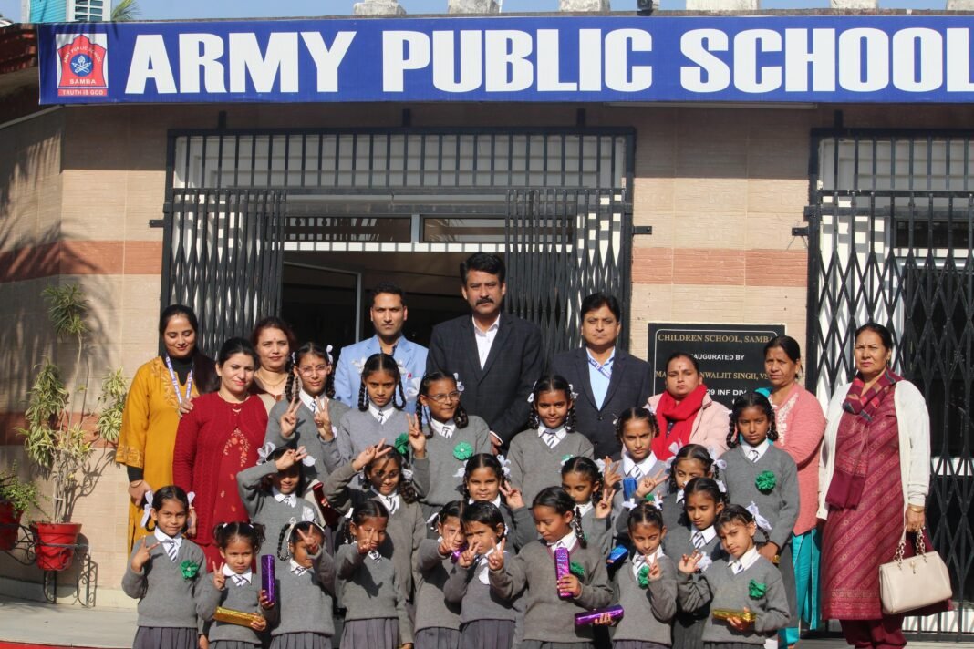 Army Public School Samba Hosts One-Day Visit by Govt. Middle School, Mandi Garh under Project Vidyanjali