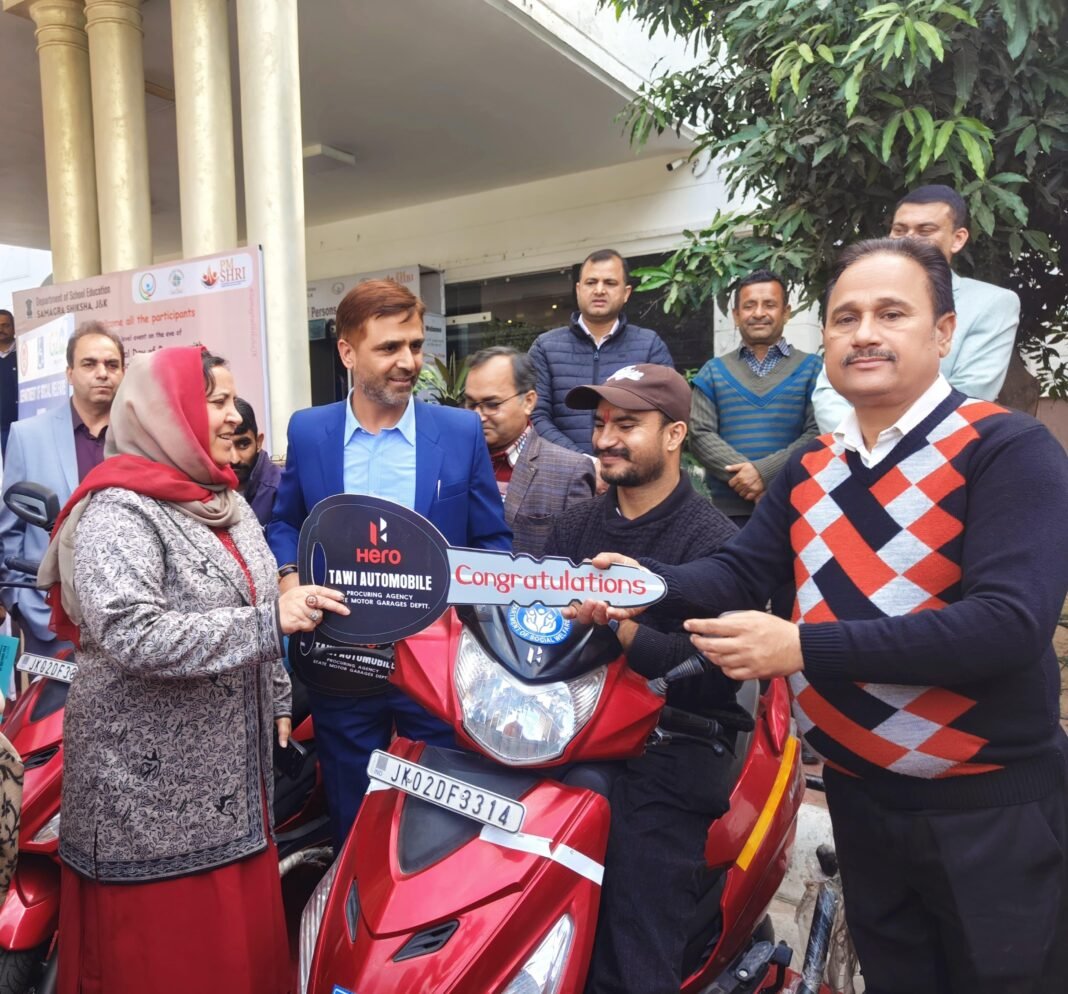 Sakeena Itoo Distributes Motorized Tricycles to Persons with Disabilities in Jammu