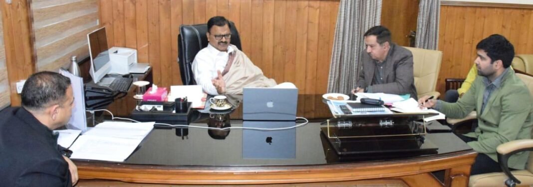 Javed Rana Reviews Progress on Water Supply Schemes in Pir Panjal Region