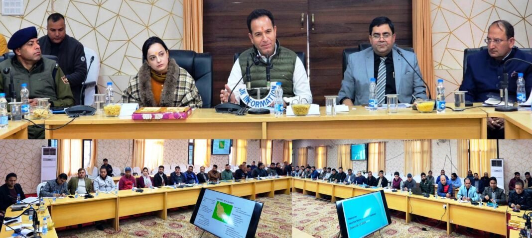 MLAs Sunil Sharma and Shagun Parihar Review Development Initiatives in Kishtwar, Push for Tapping Industrial and Farming Sector Potential