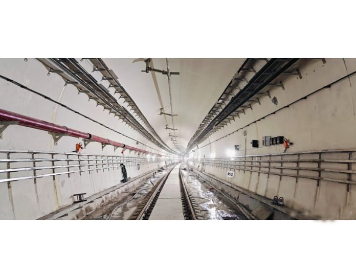 Final Track Work Completed for Tunnel T-33 Connecting Katra to Reasi