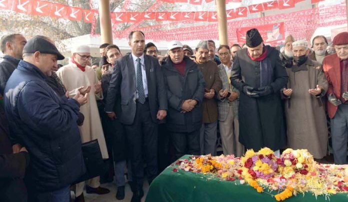 NC Leaders Pay Tribute to Sheikh Mohammad Abdullah on 119th Birth Anniversary