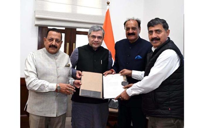 High-Level BJP Delegation Calls on Union Railway Minister for Key Infrastructure Improvements in Samba Region