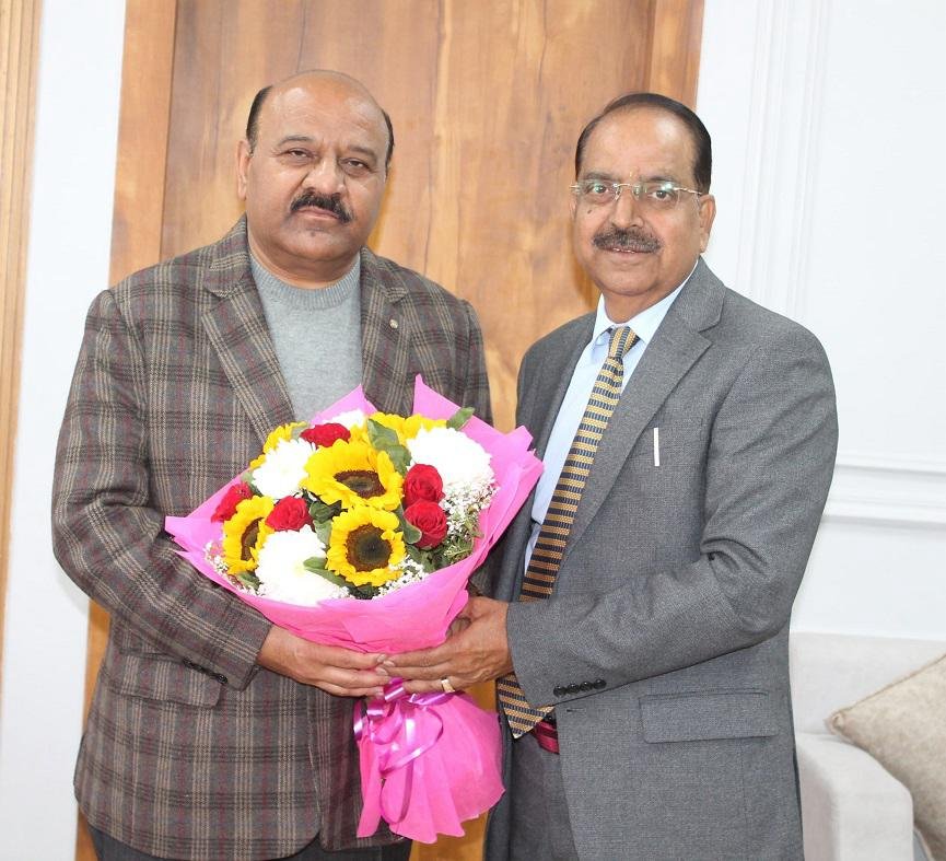 VC SKUAST Calls on Deputy Chief Minister to Discuss University Development