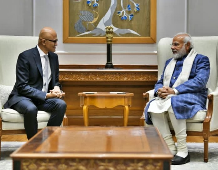 Prime Minister Modi Lauds Microsoft’s Expansion Plans in India