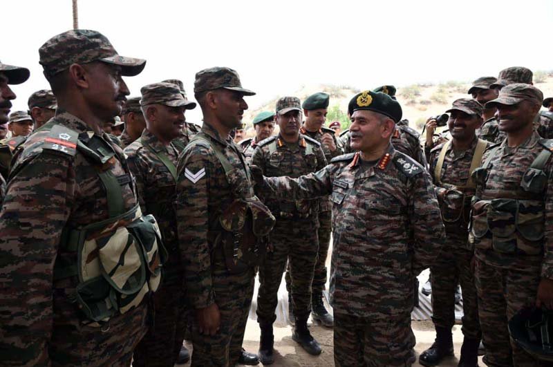 CDS Gen Anil Chauhan Visits Strategic Bases in Rajasthan and Gujarat; Lauds Troops for High Operational Readiness