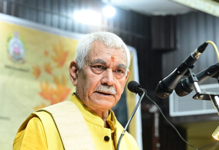 LG Manoj Sinha Vows Strict Action Against Terrorists, Pledges Restoration of Peace in J&K